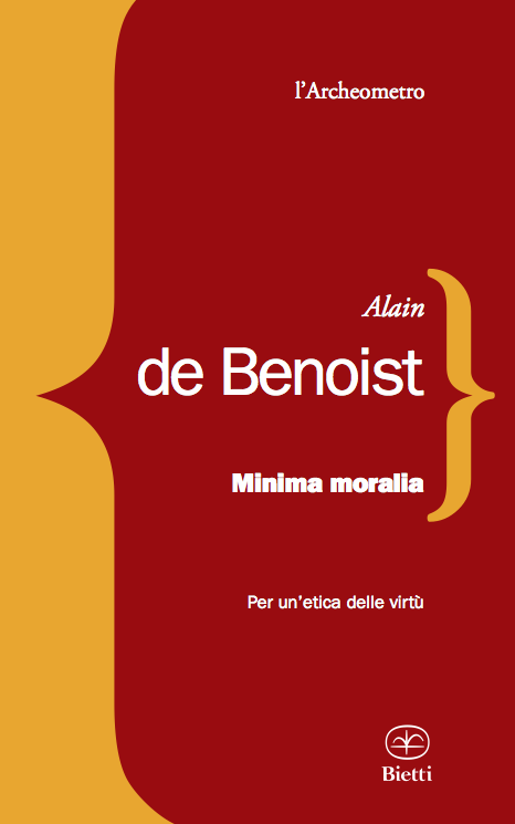 Minima moralia. Per un'etica delle virtù